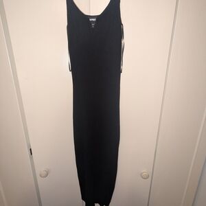 Express Black Sleeveless Maxi Dress